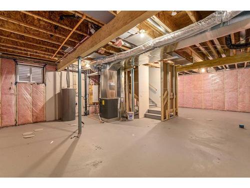 98 Hotchkiss Manor Se, Calgary, AB - Indoor Photo Showing Basement