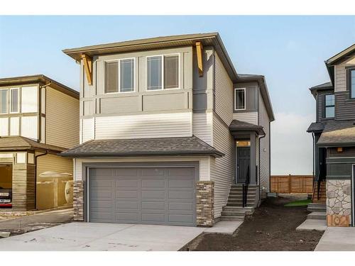 98 Hotchkiss Manor Se, Calgary, AB - Outdoor With Facade