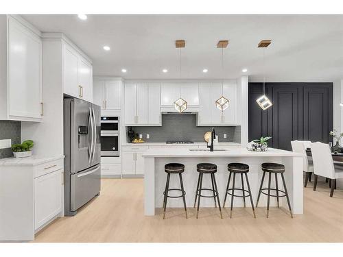 452 Legacy Boulevard Se, Calgary, AB - Indoor Photo Showing Kitchen With Upgraded Kitchen