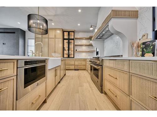 608 Willow Brook Drive Se, Calgary, AB - Indoor Photo Showing Kitchen With Upgraded Kitchen