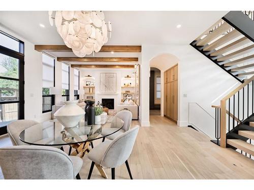 608 Willow Brook Drive Se, Calgary, AB - Indoor Photo Showing Dining Room