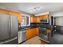 1402-8810 Royal Birch Boulevard Nw, Calgary, AB  - Indoor Photo Showing Kitchen With Double Sink 