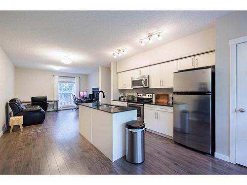 302-1740 9 Street Nw, Calgary, AB - Indoor Photo Showing Kitchen With Stainless Steel Kitchen