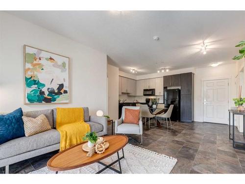 3314-99 Copperstone Park Se, Calgary, AB - Indoor Photo Showing Living Room