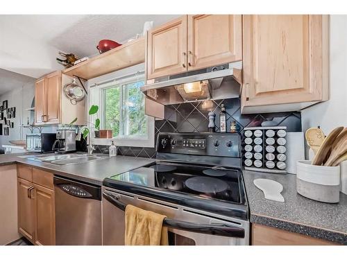 8-810 2 Street Ne, Calgary, AB - Indoor Photo Showing Kitchen With Double Sink