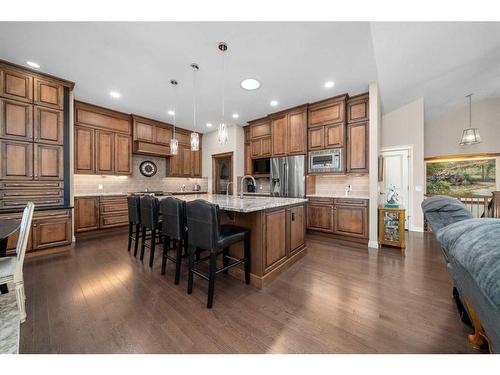 47 Cimarron Estates Road, Okotoks, AB - Indoor Photo Showing Kitchen With Upgraded Kitchen