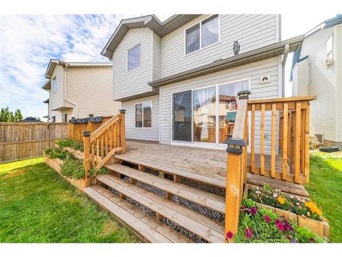 136 New Brighton Lane Se, Calgary, AB - Outdoor With Deck Patio Veranda