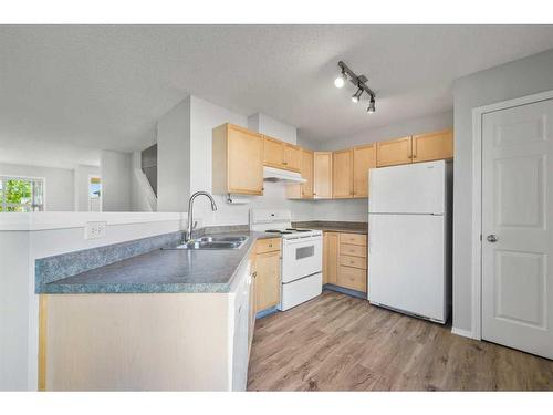 348 Mckenzie Towne Link Se, Calgary, AB - Indoor Photo Showing Kitchen With Double Sink