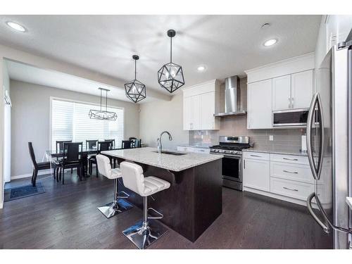 134 Howse Rise Ne, Calgary, AB - Indoor Photo Showing Kitchen With Upgraded Kitchen