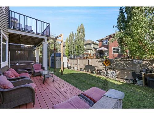 56 Jumping Pound Rise, Cochrane, AB - Outdoor With Deck Patio Veranda