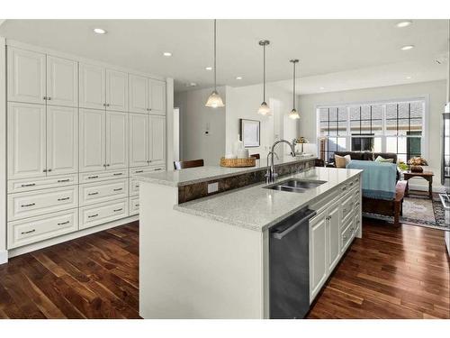 88 Victoria Cross Boulevard Sw, Calgary, AB - Indoor Photo Showing Kitchen With Double Sink With Upgraded Kitchen