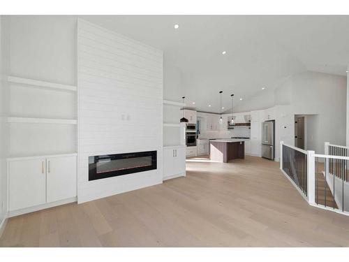 2281 Sirocco Drive Sw, Calgary, AB - Indoor With Fireplace