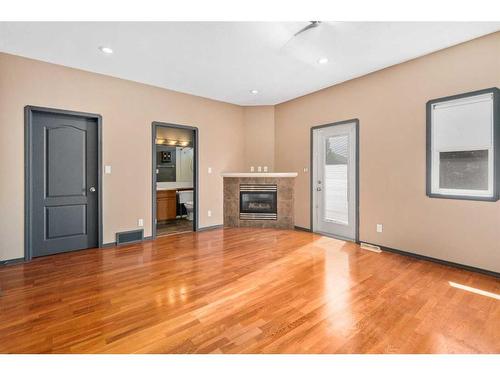 27 Ratcliffe Street, Red Deer, AB - Indoor Photo Showing Other Room With Fireplace