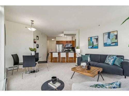 1402-325 3 Street Se, Calgary, AB - Indoor Photo Showing Living Room