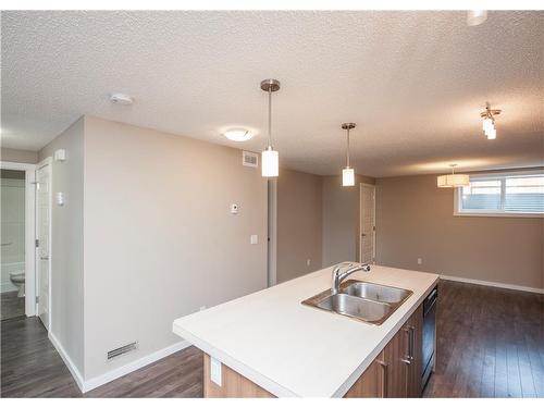 545 Mckenzie Towne Close Se, Calgary, AB - Indoor Photo Showing Kitchen With Double Sink