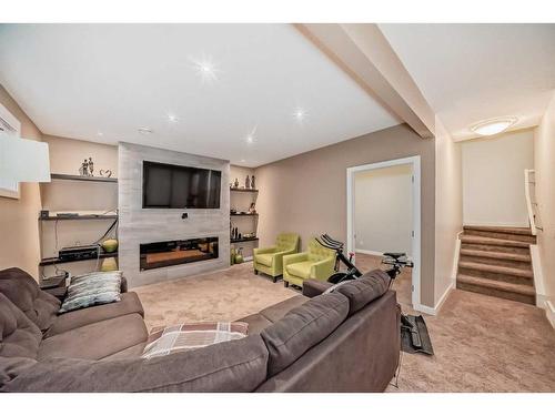 29 Kincora Street Nw, Calgary, AB - Indoor With Fireplace