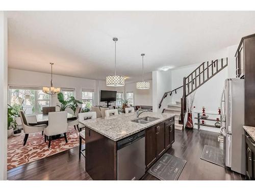 29 Kincora Street Nw, Calgary, AB - Indoor Photo Showing Kitchen With Double Sink With Upgraded Kitchen