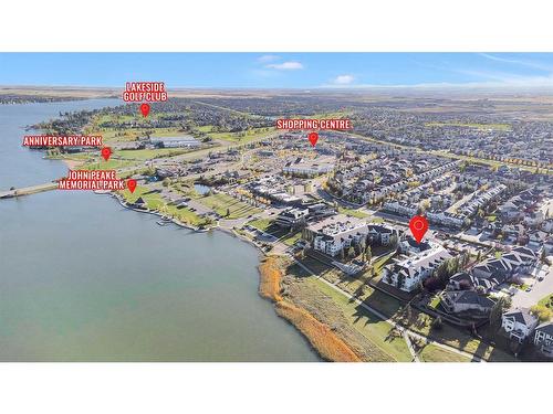 301-390 Marina Drive, Chestermere, AB - Outdoor With Body Of Water With View