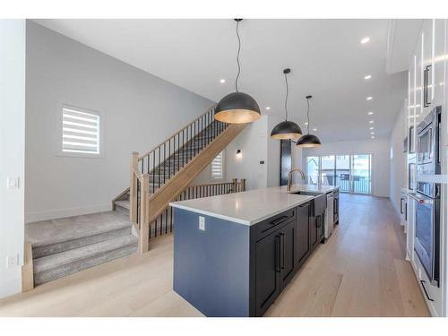 1712 18 Avenue Nw, Calgary, AB - Indoor Photo Showing Kitchen With Upgraded Kitchen