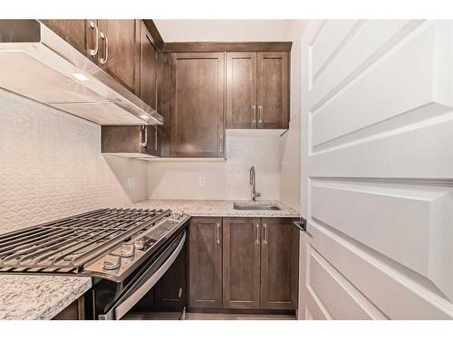 320 Homestead Grove Ne, Calgary, AB - Indoor Photo Showing Kitchen With Upgraded Kitchen