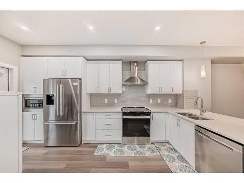 1148 Sage Hill Grove Nw, Calgary, AB - Indoor Photo Showing Kitchen With Double Sink