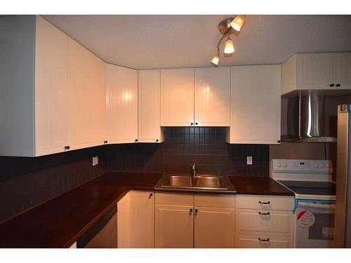 3416 Dover Ridge Drive Se, Calgary, AB - Indoor Photo Showing Kitchen With Double Sink