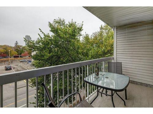 302-540 18 Avenue Sw, Calgary, AB - Outdoor With Balcony With Exterior