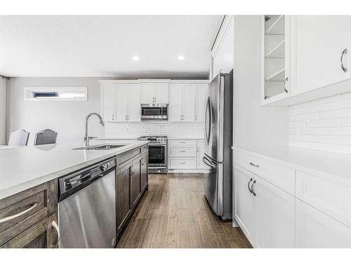 6 Cranbrook Hill Se, Calgary, AB - Indoor Photo Showing Kitchen With Stainless Steel Kitchen With Upgraded Kitchen