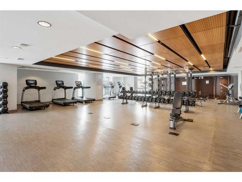 1303-1122 3 Street Se, Calgary, AB - Indoor Photo Showing Gym Room