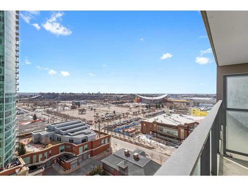 1303-1122 3 Street Se, Calgary, AB - Outdoor With Balcony With View