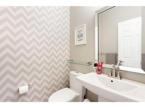 1043 Bridlemeadows Manor Sw, Calgary, AB - Indoor Photo Showing Bathroom