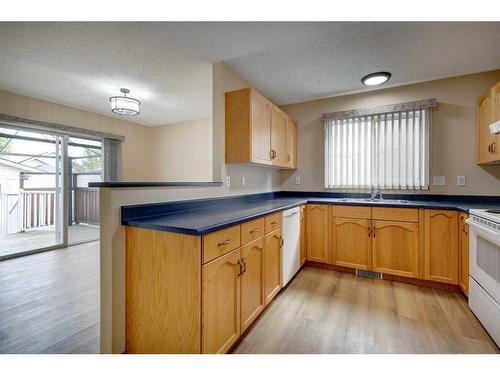 1342 Somerside Drive Sw, Calgary, AB - Indoor Photo Showing Kitchen With Double Sink