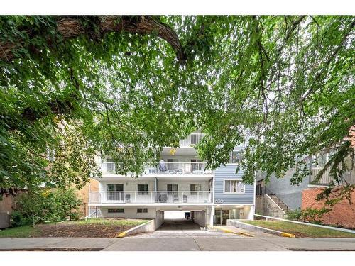 302-638 Meredith Road Ne, Calgary, AB - Outdoor With Balcony With Facade