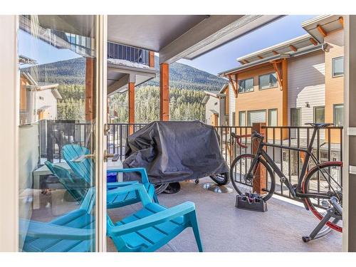 201G-1101 Three Sisters Parkway, Canmore, AB - Outdoor With Deck Patio Veranda With Exterior