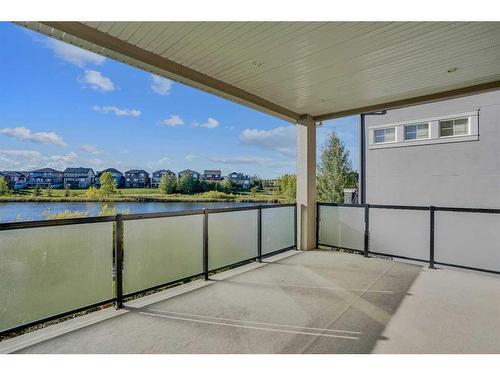 128 Kinniburgh Loop, Chestermere, AB - Outdoor With Balcony With View With Exterior