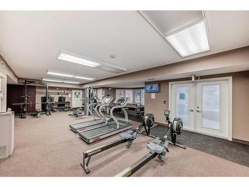 408-30 Royal Oak Plaza Nw, Calgary, AB - Indoor Photo Showing Gym Room