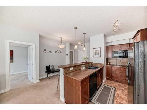 408-30 Royal Oak Plaza Nw, Calgary, AB - Indoor Photo Showing Kitchen With Double Sink