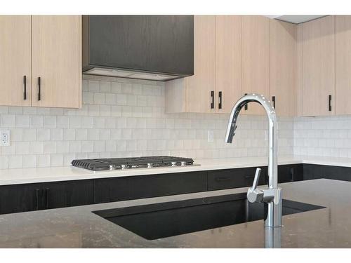 113 Marmot Walk Nw, Calgary, AB - Indoor Photo Showing Kitchen With Double Sink With Upgraded Kitchen