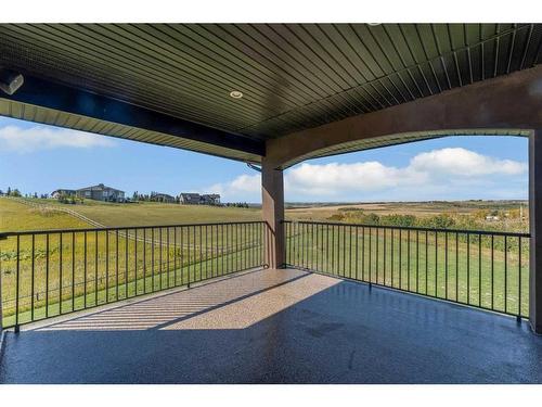 250040 Dynasty Drive West, Rural Foothills County, AB - Outdoor With Deck Patio Veranda With View With Exterior