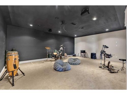 250040 Dynasty Drive West, Rural Foothills County, AB - Indoor Photo Showing Gym Room