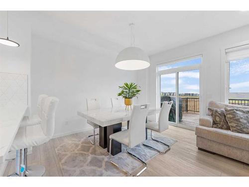 215 Creekstone Way Sw, Calgary, AB - Indoor Photo Showing Dining Room