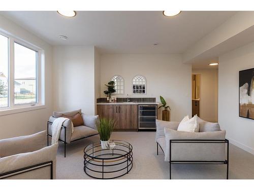 20 Monterra Landing, Rural Rocky View County, AB - Indoor Photo Showing Living Room