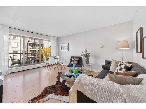 303-824 4 Avenue Nw, Calgary, AB - Indoor Photo Showing Living Room