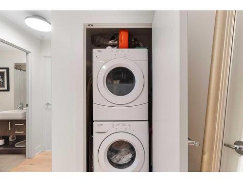 303-550 Riverfront Avenue Se, Calgary, AB - Indoor Photo Showing Laundry Room