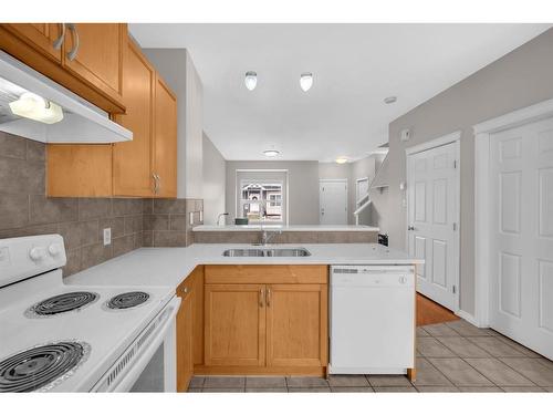 335-111 Tarawood Lane Ne, Calgary, AB - Indoor Photo Showing Kitchen With Double Sink