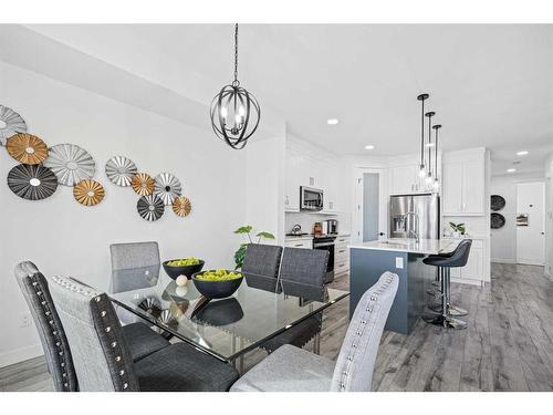 1033 Iron Landing Way, Crossfield, AB - Indoor Photo Showing Dining Room