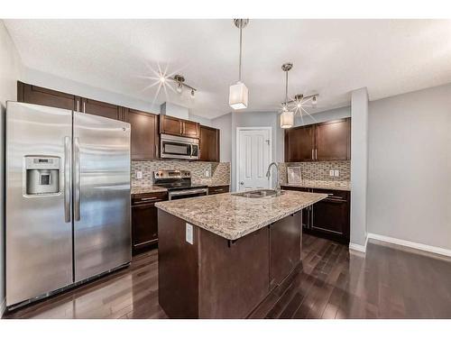 28 Saddlelake Mews Ne, Calgary, AB - Indoor Photo Showing Kitchen With Upgraded Kitchen