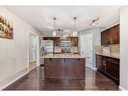 28 Saddlelake Mews Ne, Calgary, AB - Indoor Photo Showing Kitchen With Upgraded Kitchen