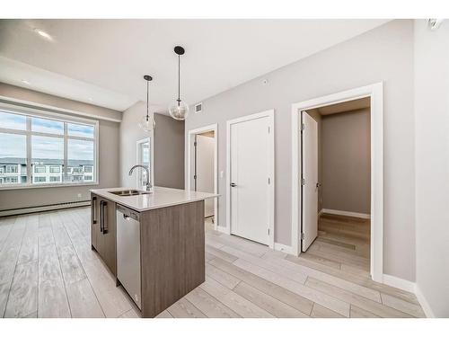 1517-395 Skyview Parkway Ne, Calgary, AB - Indoor Photo Showing Kitchen