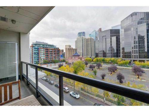 642-222 Riverfront Avenue Sw, Calgary, AB - Outdoor With Balcony With View